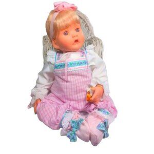 RARE Effanbee Durable Doll BABY ALICE 21" Life Like Vinyl & Cloth Baby D…